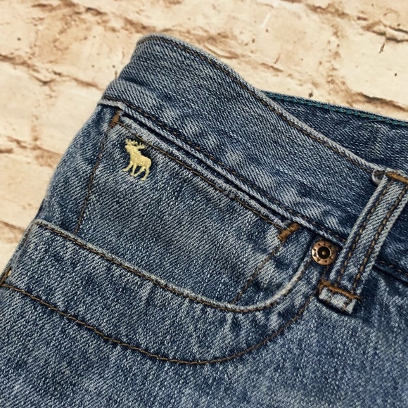 A+F Denim Cutoff Blue Jean Shorts - Picture 3 of 8